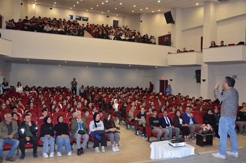 Yazar Ahmet Şerif İZGÖREN “İletişim ve Motivasyon” Konulu Konferans Vermek için Söğüt’e Geldi